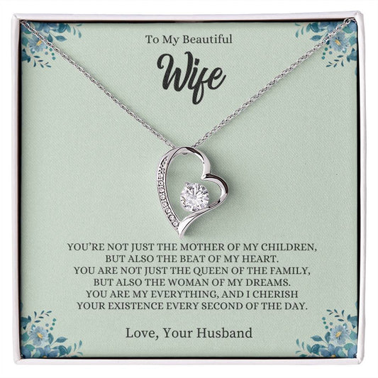 To My Beautiful Wife | You Are My Everything - Forever Love Necklace